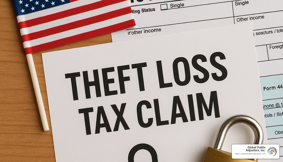 can i claim a theft loss on my taxes