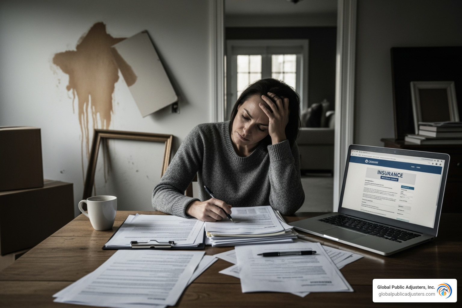 Public adjuster insurance claim